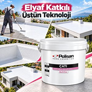 Çatı Elyaflı Su Yalıtım Malzemesi 20 Kg Ral 7040 Koyu Gri
