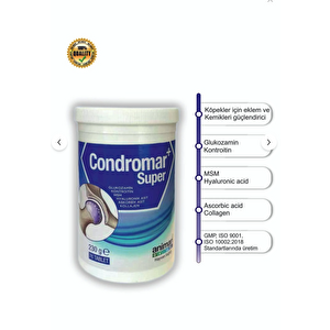 Animari Condromar Super 230 Gr 76 Tablet Köpekler Için Glukozamin