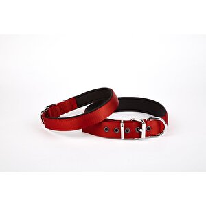 Doggie Comfort Dokuma Köpek Boyun Tasması 45-52 Cm Kırmızı