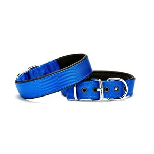 Doggie Softlu Köpek Boyun Tasması 2 Cm X 40 Cm Mavi