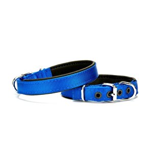 Doggie Softlu Köpek Boyun Tasması 1,5 Cm X 35 Cm Mavi