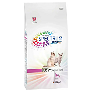 Spectrum Fussy 34 Somonlu Pirinçli Yetişkin Kedi Maması 12 Kg