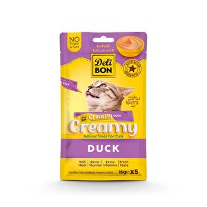 Delibon Krema Kedi Ödül Maması 15g 5 Adet Ördekli