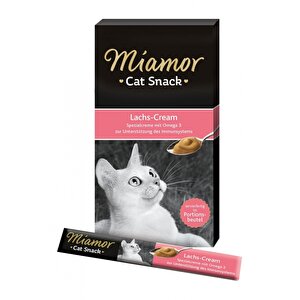 Mıamor Cream Somonlu Kedi Ödülü 6x15 Gr