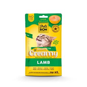 Delibon Krema Kedi Ödül Maması 15g 5 Adet Kuzu Etli