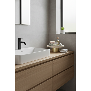 Akayev Traverten 25 Cm Nest Mat Altın Ayak Yuvarlak Sunum Tabağı
