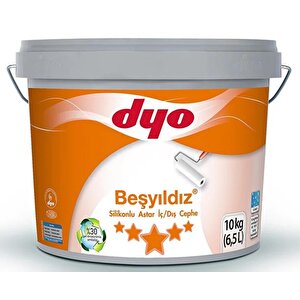 Dyo Beşyıldız Silikonlu İç Dış Astar 10 Kg Beyaz