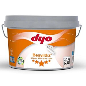 Dyo Beşyıldız Silikonlu İç Dış Astar 3.5 Kg Beyaz