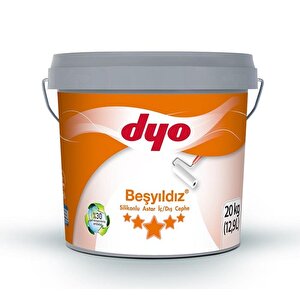 Dyo Beşyıldız Silikonlu İç Dış Astar 20 Kg Beyaz