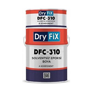 Dryfix Dfc-310 Solventsiz Epoksi Son Kat Boya 20 Kg Ral 7040 Gri