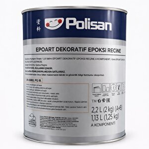 Polisan Epoart Epoksi Dekoratif Reçine 2.5 Kg