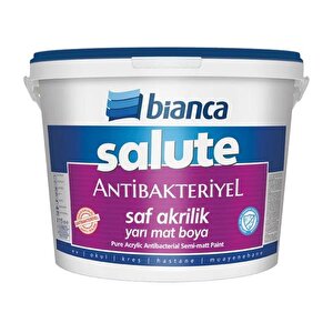 Bianca Salute Antibakteriyel Saf Akrilik Yarı Mat İç Cephe Boyası 15 Lt Beyaz
