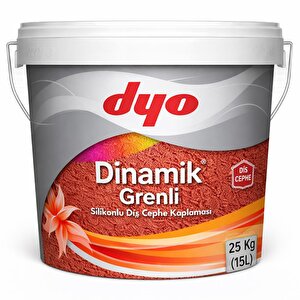 Dyo Dinamik Grenli Silikonlu Dış Cephe Kaplaması 25 Kg Beyaz