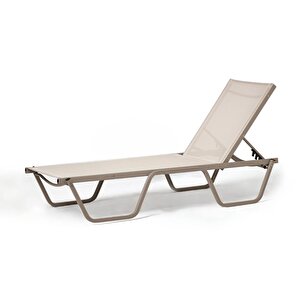 Asos Alüminyum Fileli Şezlong - Cappuccino