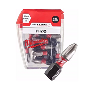 Shockwave Ph2 25 Mm Vidalama Uçları 25'li Paket  - 4932430853