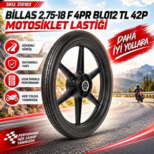 Billas 2.75-18 Tl 4pr 42p Bl012 Motosiklet  Lastiği