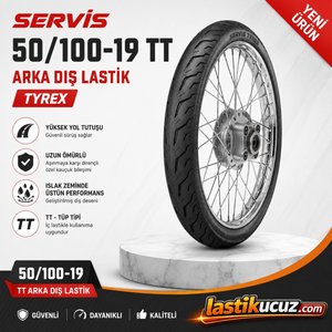 50/100-19 Tt Arka Diş Lasti̇k (i̇ç Lasti̇k Gerekti̇ri̇r) Motosiklet Lastiği