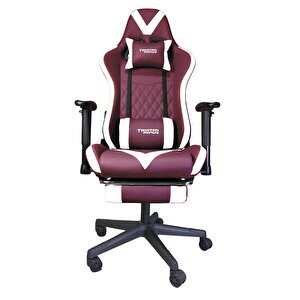 Tm8250-wm Comfort E-spor Oyuncu Koltuğu - Bordo / Beyaz