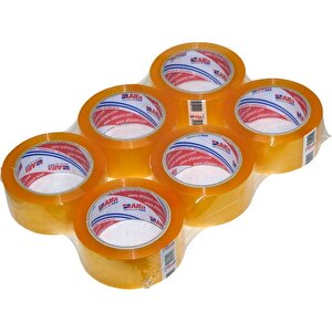 Bant Şeffaf Koli Bandı / 45 Mm X 100 Metre / 6'lı Paket