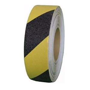 Kaydırmaz Bant 50 Mm 15 Metre Sarı Siyah Renk Yüksek Tutuş Starline Marka  Suya Dayanıklı