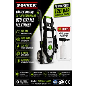 Profesyonel Yüksek Basınçlı Yıkama Makinası (1400 W-120 Bar)