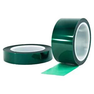 Evimdeyokyok Isıya Dayanıklı Yeşil Polyester Bant Maskeleme Bandı 38mm X 66mt
