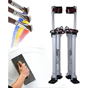 Bacak Yürüyen İskele Merdiven 61-102 Cm Alüminyum Boyacı Alçıpan Ayaklığı
