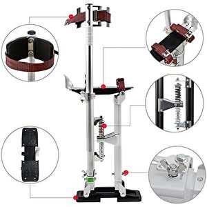 Bacak Yürüyen İskele Merdiven 61-102 Cm Alüminyum Boyacı Alçıpan Ayaklığı