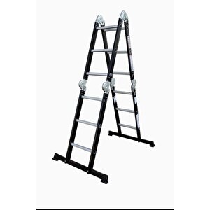 Çok Amaçlı Standart Merdiven 370 Cm 4x3 Akrobat İskele
