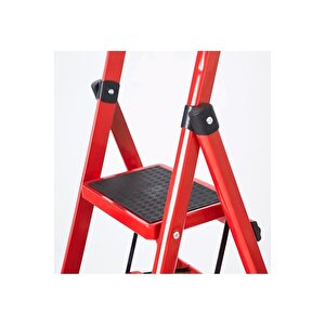 6 Basamaklı Lüks Katlanır Ev Tipi Merdiven – Geniş Kaymaz Basamaklı 150 Kg