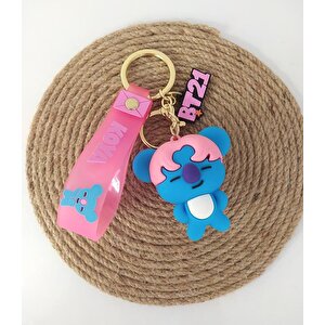 Bts Koya 3 Boyutlu Silikon Anahtarlık Çanta Süsü Oyuncak Aksesuar