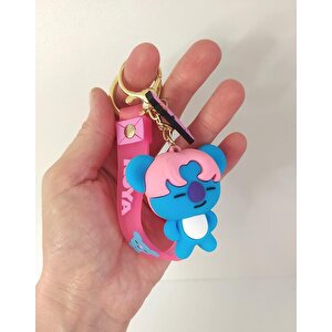 Bts Koya 3 Boyutlu Silikon Anahtarlık Çanta Süsü Oyuncak Aksesuar