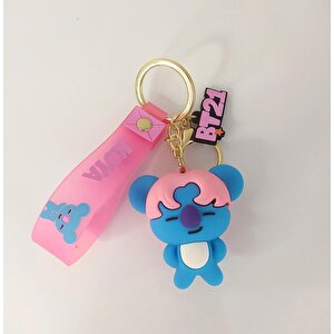 Bts Koya 3 Boyutlu Silikon Anahtarlık Çanta Süsü Oyuncak Aksesuar