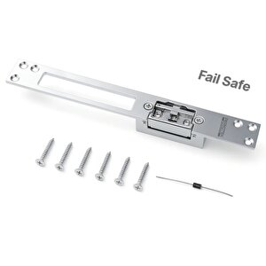 Perkotek Mn-233 Bas Aç Elektrikli Kapı Kilit Karşılığı Fail Safe Elektirik Kesildiğinde Kilit Açar
