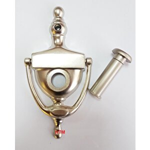 Kapi Tak Tak Ahşap - Çeli̇k Kapi Tokmaği + Kapi Dürbünü