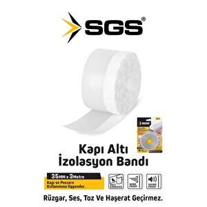 Sgs1243 Kapi Alti İzolasyon Bandi 35 Mm*3 Mt Yüksek Yapişma Gücü