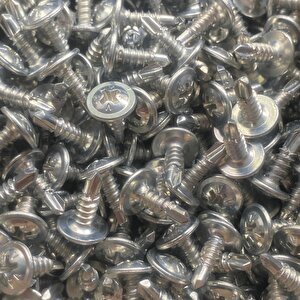 Rysb 3.9x16 Mm 2000 Adet Beyaz Pul Başlı Matkap Uçlu Vida Otomatik Vida
