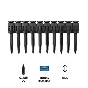 Balistik Uçlu Çivi 32mm