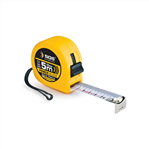 Sgs Yellow Sari Şeri̇t Metre 5m X 25mm Sgs2002