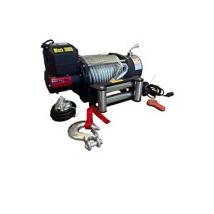 Mxo Çelik Halatlı Vinç 20000lb 24v Tambur ( 22 Mt Halati )