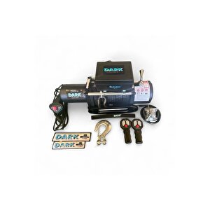 Dark Vi̇nç 9500lb Senteti̇k Halatli Kollu 12v Vi̇nç Tambur
