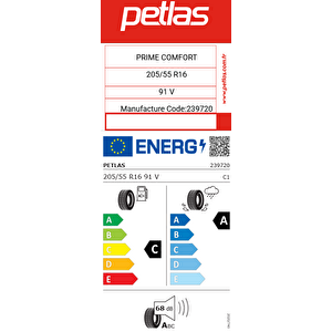 205/55 R16 91v Prime Comfort Yaz Lastiği 2026