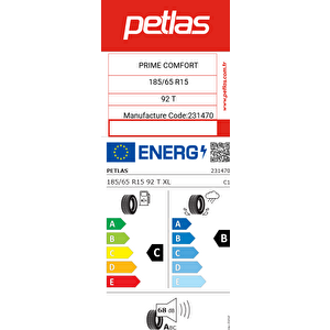 185/65 R15 92t Xl Rf Prime Comfort Yaz Lastiği 2026