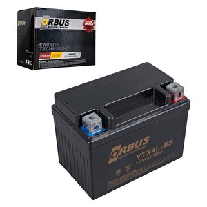 Orbus Ytx4l-bs 12v 4a Motosiklet Aküsü (114 X 66 X 88 Mm) (1.6kg)