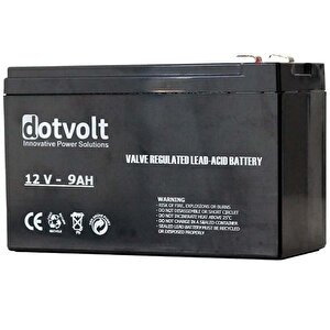 Dotvolt Dt 12v 9ah Bakimsiz Kuru Akü