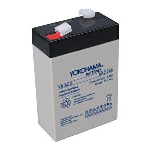 Yokohama Yh-62.3 6 Volt - 2.3 Amper Akü (101x66x33 Mm)