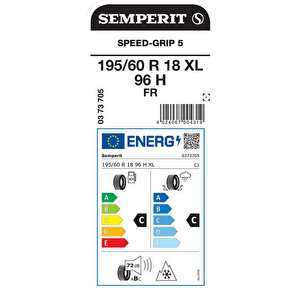 195/60 R18 96h Xl Fr Speed-grip 5 Kış Lastiği 2025