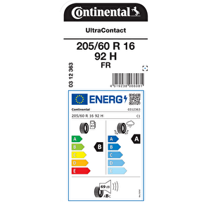 205/60 R16 92h Fr Ultracontact Yaz Lastiği 2026