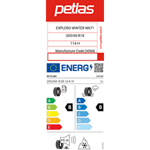 265/60 R18 114h Rf Explero Winter W671 Kış Lastiği 2025