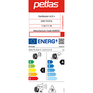 205/75 R16 C 113/111r 10pr Van Master A/s+ 4 Mevsim Lastiği 2026